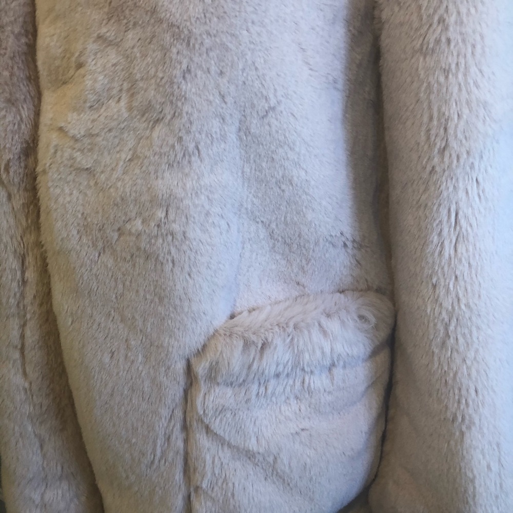 APPARIS-NWT Light Pink Oversized Fluffy Coat - Picture 5 of 15